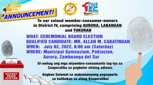 Announcement ! Ceremonial Board Election of District V