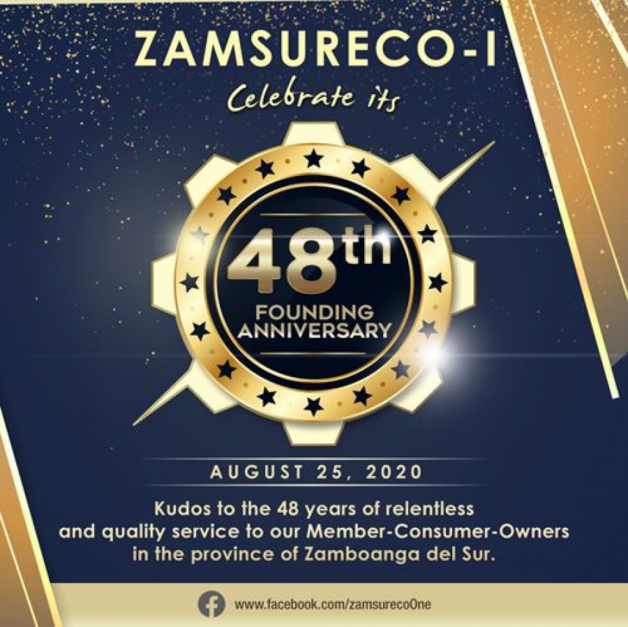 ZAMSURECO-I PROUDLY CELEBRATES ITS 48th FOUNDING ANNIVERSARY