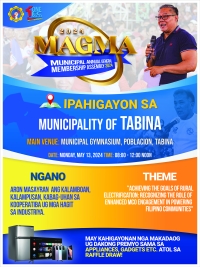 Announcement !  MAGMA SCHEDULE - MUNICIPALITY OF TABINA