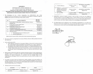 NOTICE OF INVITATION TO APPLY FOR ELIGIBILITY AND TO BID (Publication Date: OCTOBER 2, 2024)