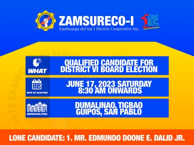 Announcement !  Board Election of District VI