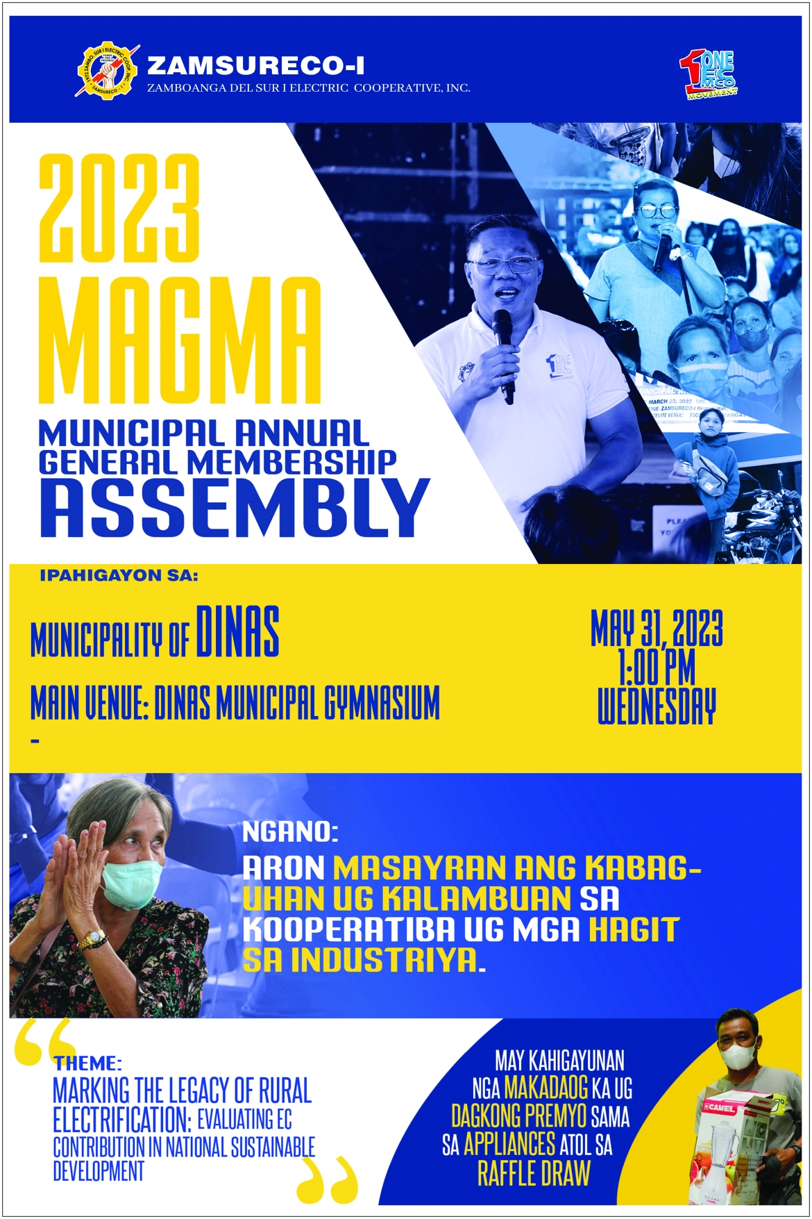 Announcement !  MAGMA SCHEDULE - MUNICIPALITY OF DINAS