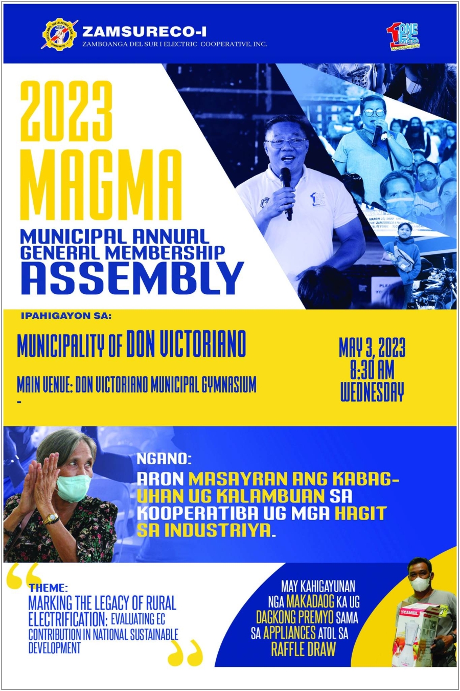 Announcement !  MAGMA SCHEDULE - MUNICIPALITY OF DON VICTORIANO